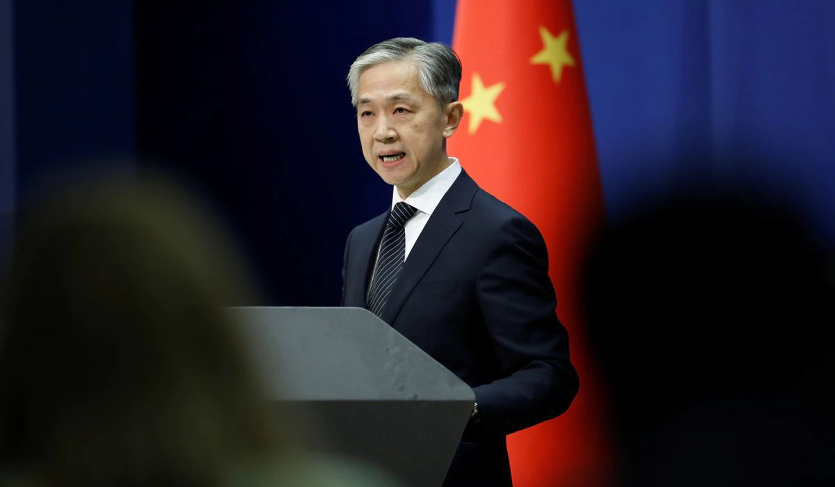 Chinese Foreign Ministry spokesman Wang Wenbin